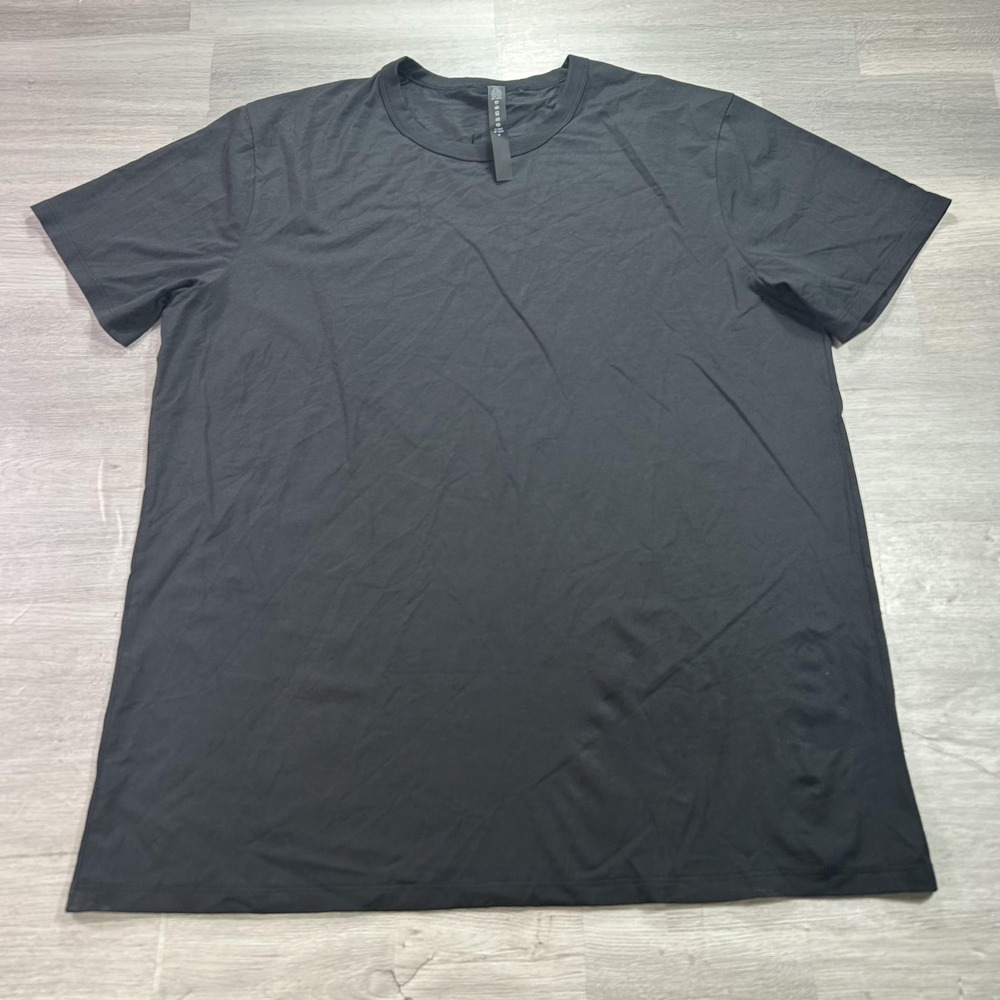 Lululemon Shirt Mens XL Black Short Sleeve Athletic Training Tee Top Performance